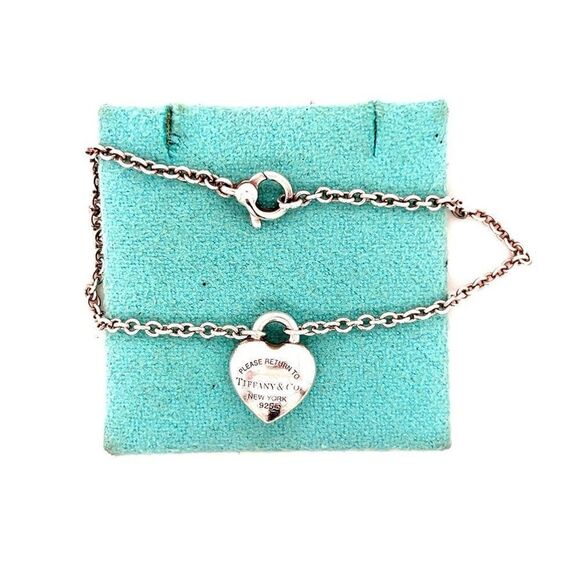 T&Co. 925 Full Heart Bracelet - Picture 1 of 11